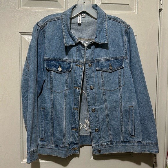 Denim “The Bride” jacket from David’s Bridal, size L - Picture 2 of 6